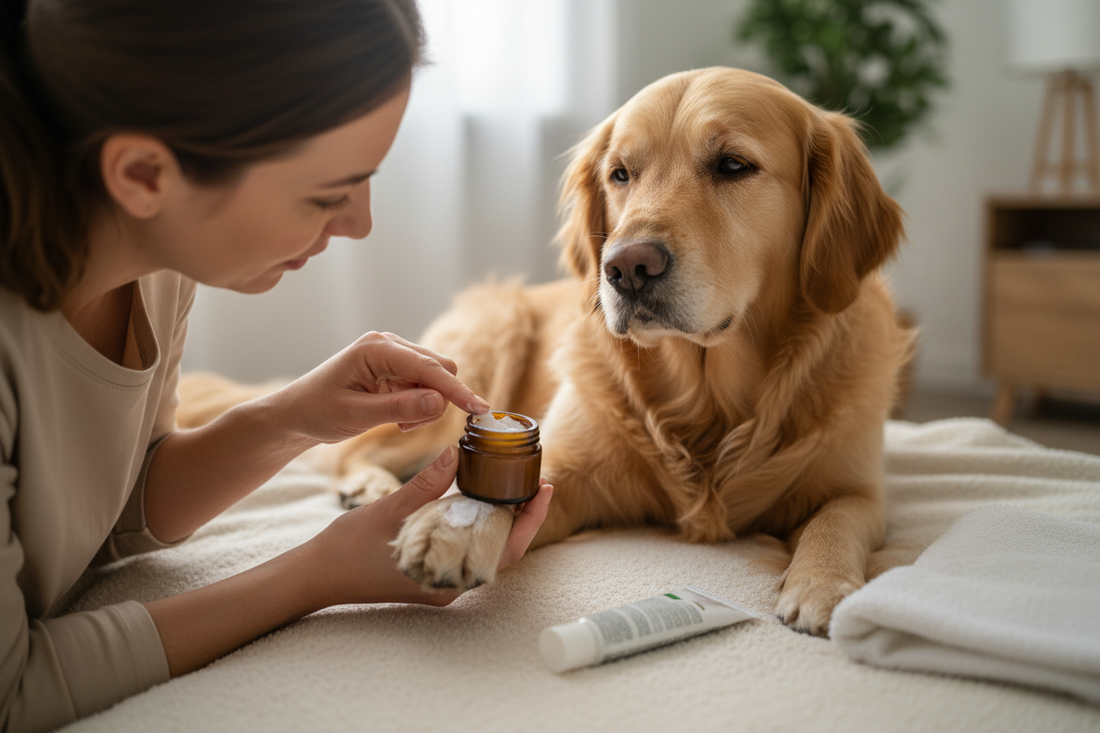Pfotenbalsam für Hunde selbst machen
