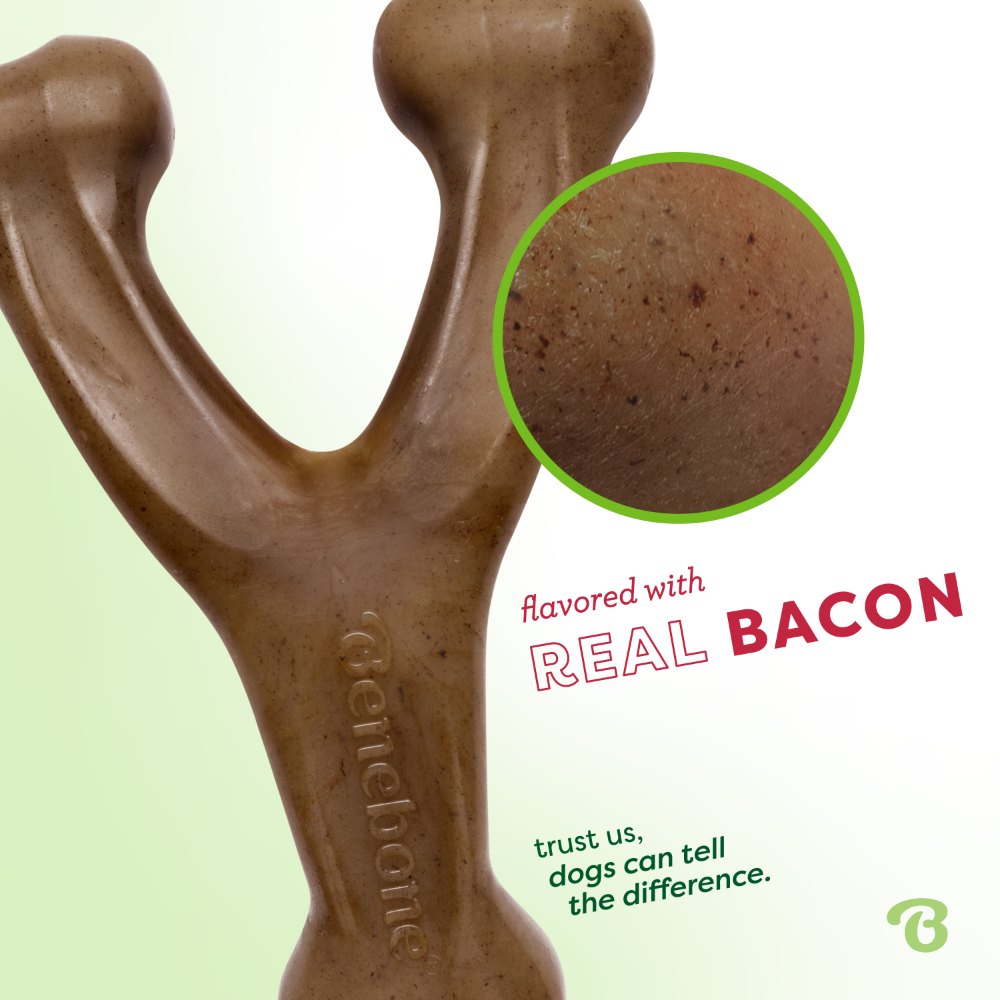 Benebone Wishbone mit echtem Bacon aromatisiert