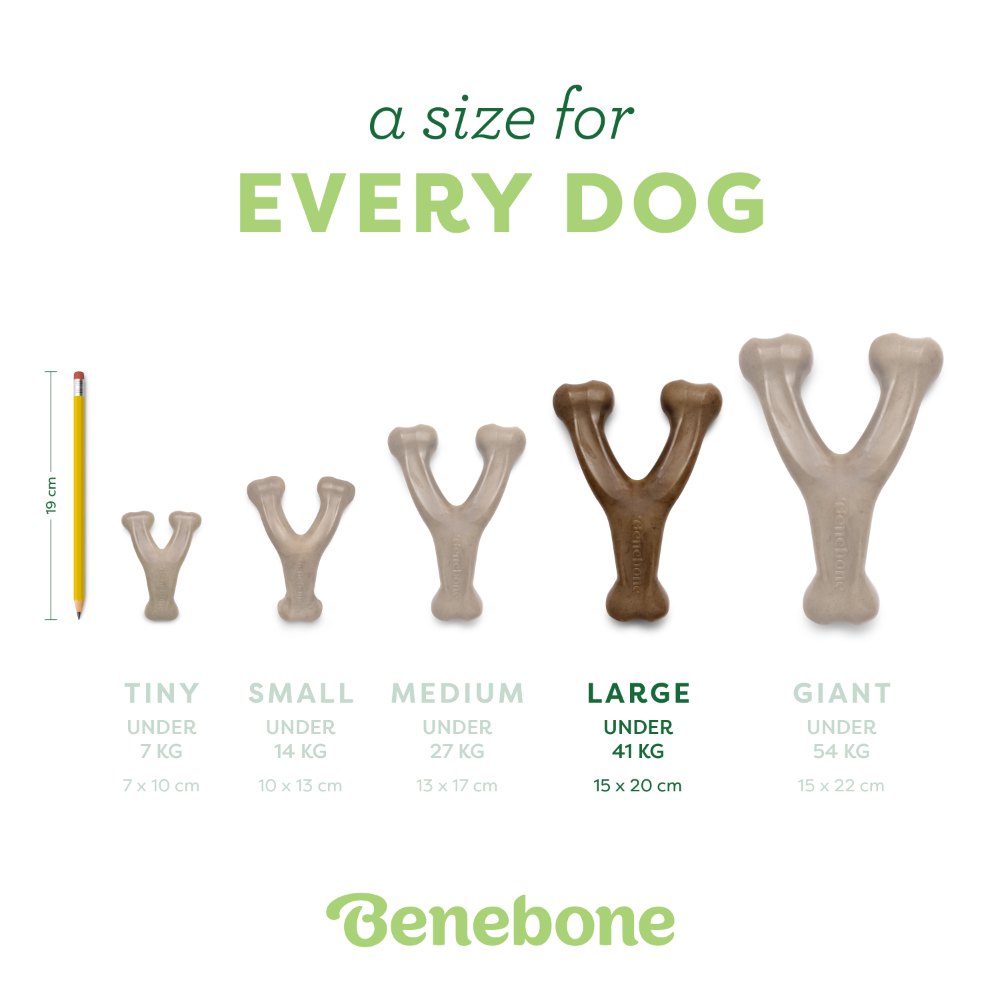 Benebone Wishbone Größenübersicht