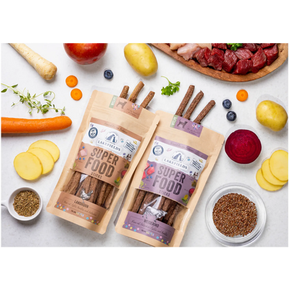 Lakefields SUPERFOOD Sticks Welpen Verpackung 130 g