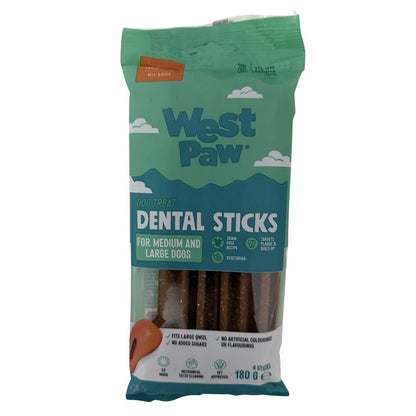 West Paw Dental Sticks L 180 g Beutel