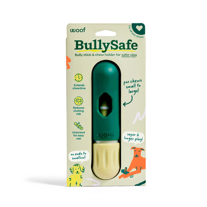 Woof BullySafe mit eingeklemmtem Ochsenziemer