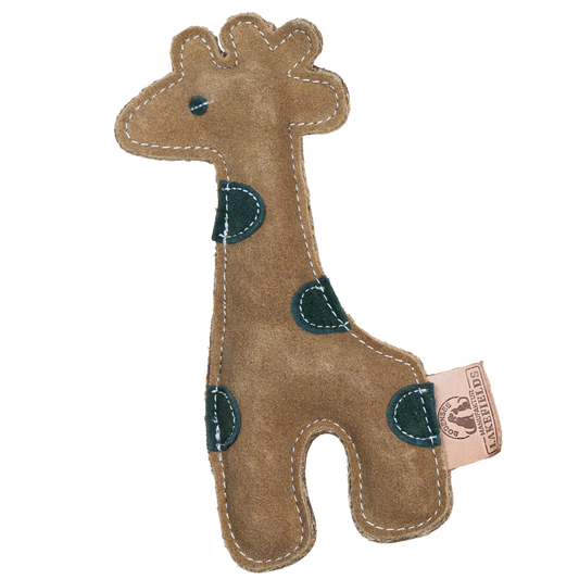 Lakefields Lederspielzeug Giraffe aus Wildleder