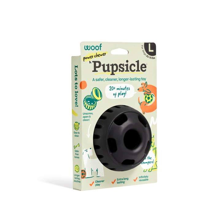 Woof Pupsicle Power Chewer schwarz, Größe L
