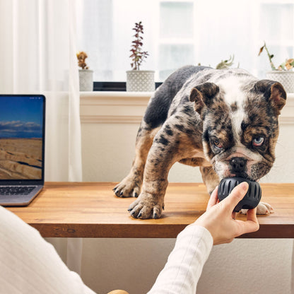 Woof Pupsicle Power Chewer aufgeschraubt mit Füllkammer
