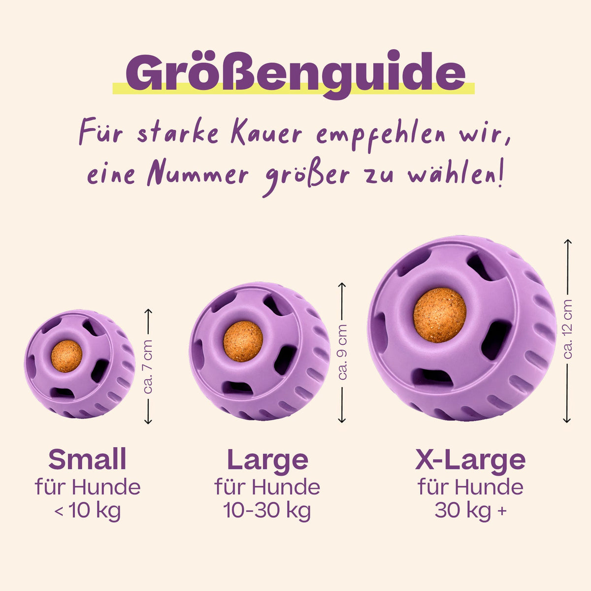 Größenguide Woof Pupsicle