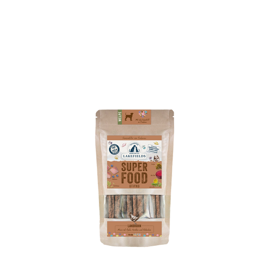 Lakefields SUPERFOOD Sticks vom Huhn für Welpen