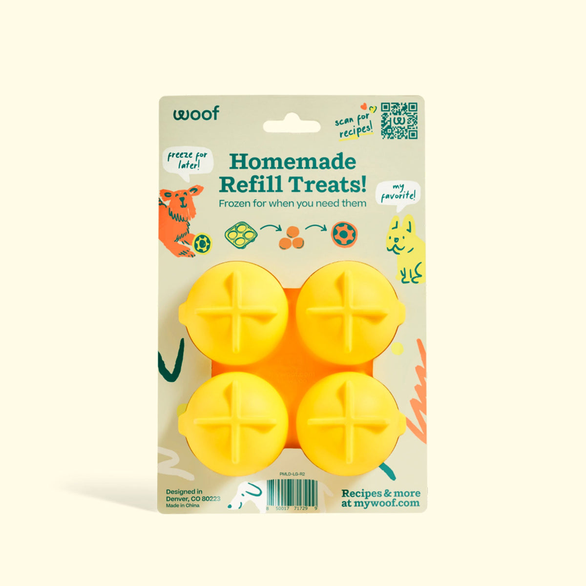 Woof Pupsicle Treat Tray Detailansicht