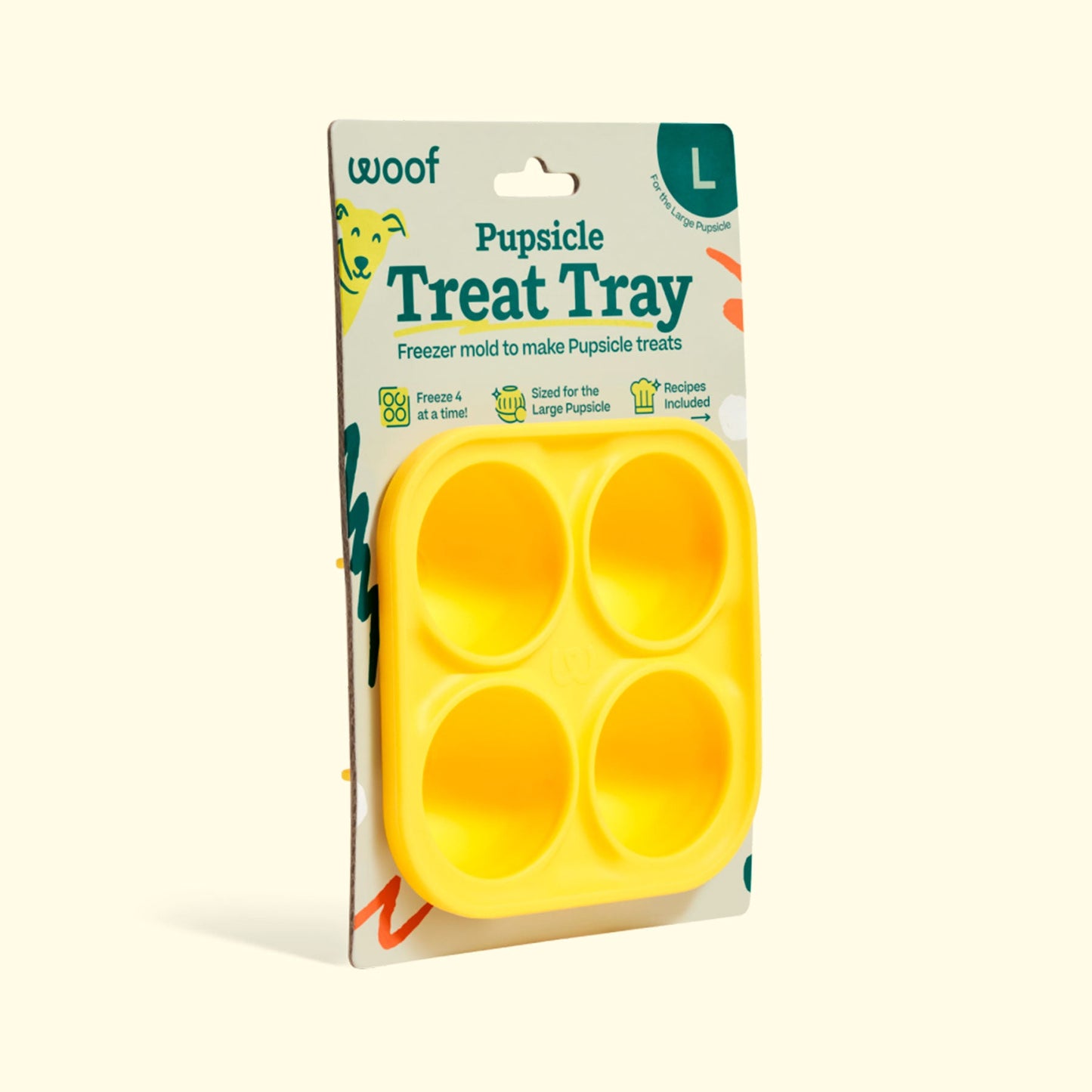 Woof Pupsicle Treat Tray, Größe L